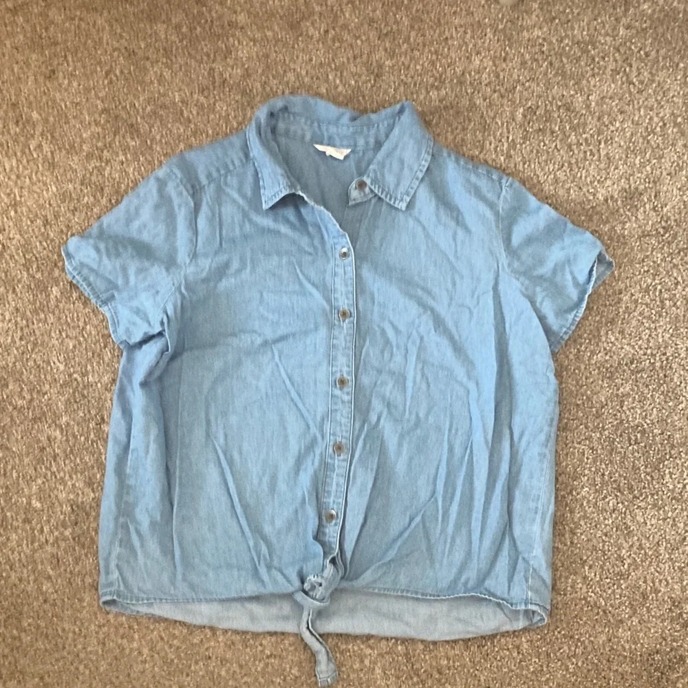 Aeropostale Sky Blue Shirt - Picture 1 of 4